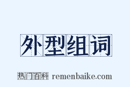 外型组词是什么意思的图片